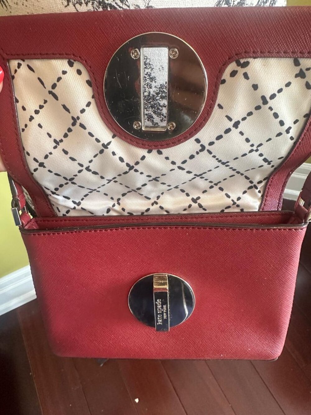 KATE SPADE New York Saffiano Leather Crossbody Bag PL - Picture 6 of 8